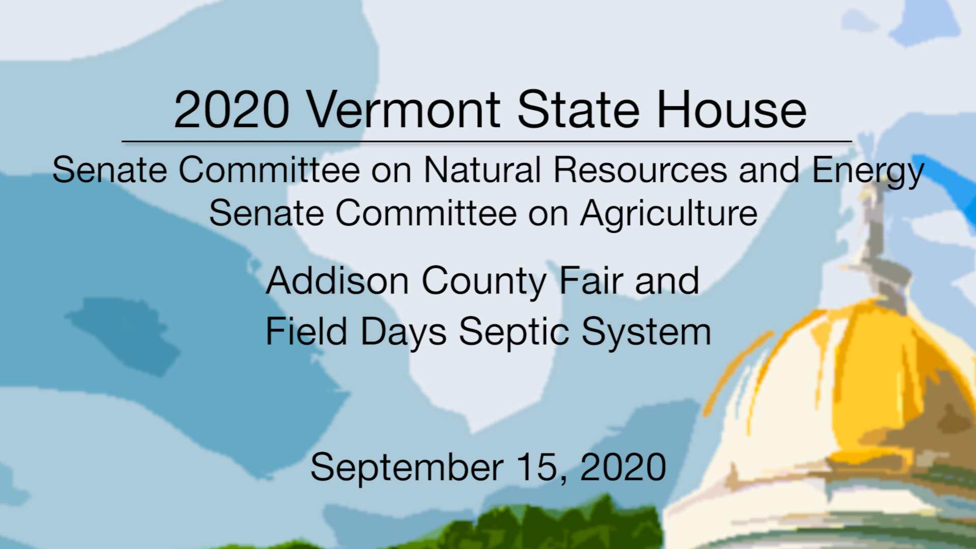 Addison County Fair and Field Days Septic System 9/15/2020 Onion