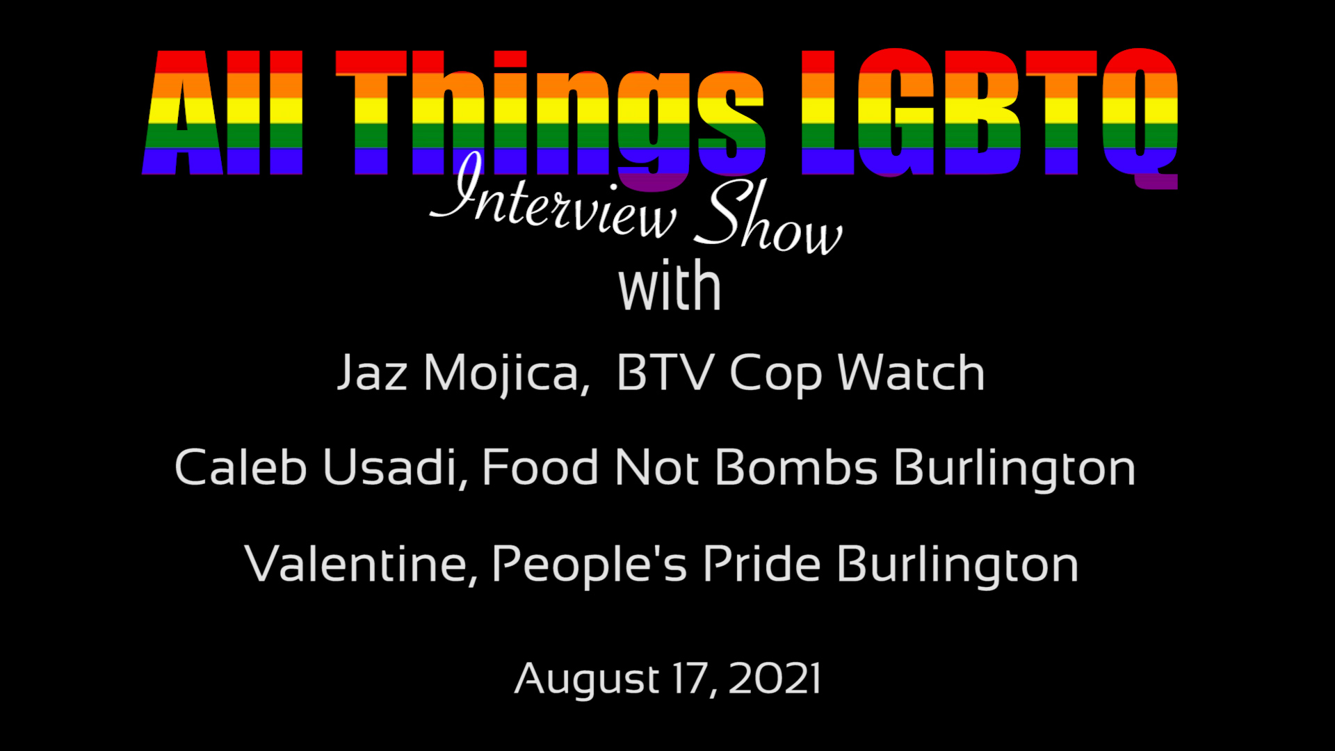 Interview Show Jaz Mojica, Caleb Usadi, and Valentine Onion River