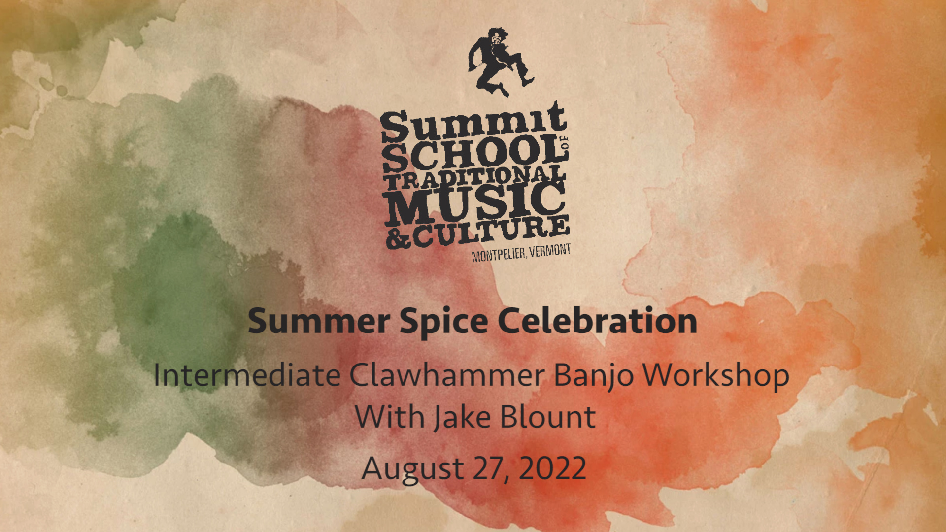 Summer Spice Celebration: Intermediate Clawhammer Banjo Workshop With ...