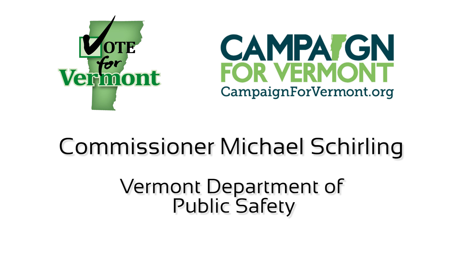 Vermont Department of Public Safety, Michael Schirling Onion River