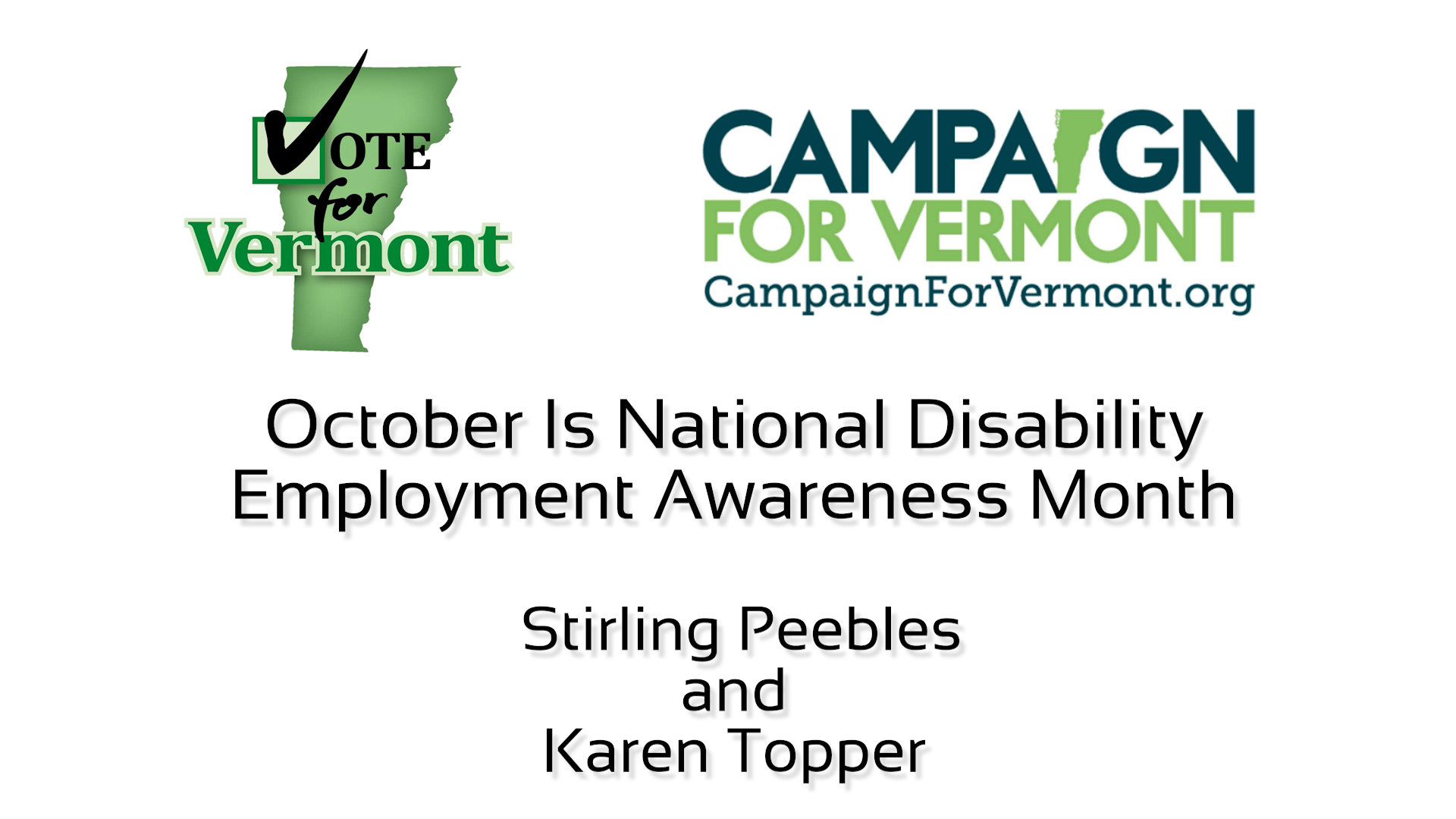January Disability Month National Disability Month | Onion River Community Access Media