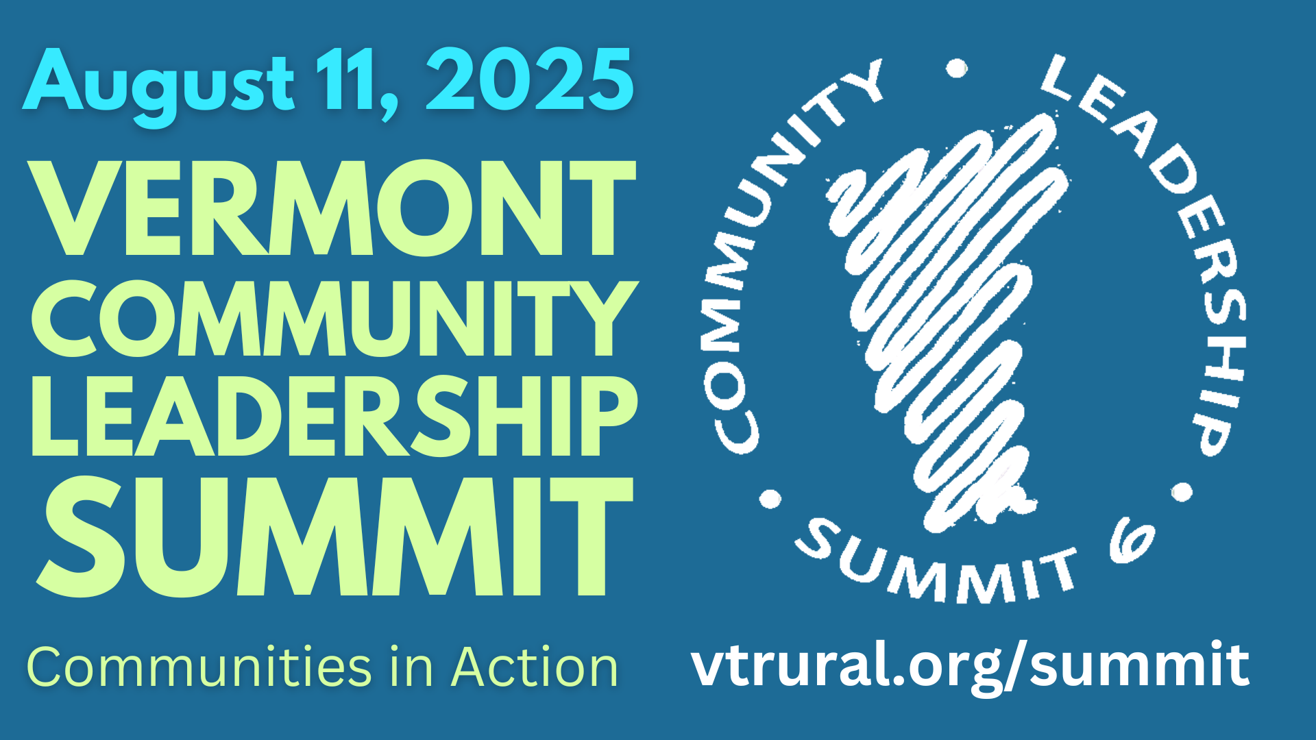 2025 Community Leadership Summit LIVE 8/11/2025 9:00AM | Onion River ...