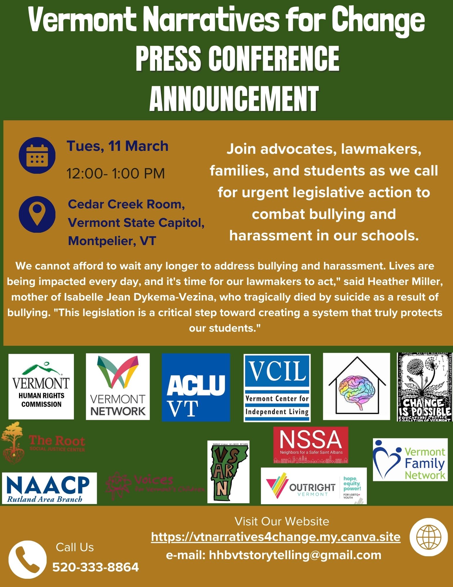 Press Conference: Urgent Need for Action on Bullying and Harassment ...