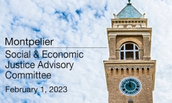 Montpelier Social and Economic Justice Advisory Committee - February 1, 2023