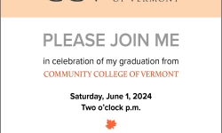 Community College of Vermont - Commencement 2024 LIVE on June 1, 2024 at 2:00PM