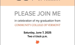 Community College of Vermont - Commencement 2025 LIVE on June 7, 2024 at 2:00PM