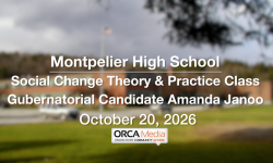 Montpelier High School - Gubernatorial Candidate Amanda Janoo Student-led Inquiry 10/20/2026