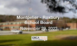 Montpelier-Roxbury School Board - November 29, 2023 [MRSB]