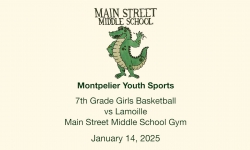 Montpelier Youth Sports - 7th Grade Girls Basketball 1/14/2025