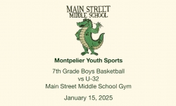 Montpelier Youth Sports - 7th Grade Boys Basketball 1/17/2025