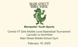 Montpelier Youth Sports - Central Vermont Girls Middle Level Basketball Tournament: Lamoille vs Northfield 2/19/2025