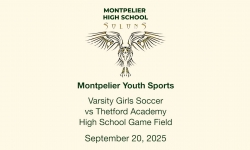 Montpelier Youth Sports - Varsity Girls Soccer vs Thetford Academy 9/20/2025