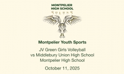 Montpelier Youth Sports - JV Green Girls Volleyball vs Middlebury Union High School 10/11/2025
