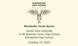 Montpelier Youth Sports - Varsity Girls Volleyball vs Mt Abraham Union High School 10/15/2025