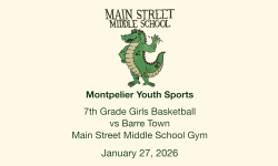 Montpelier Youth Sports - 7th Grade Girls Basketball vs Barre Town 1/27/2026