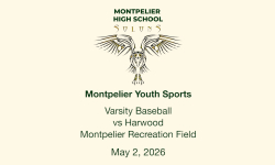 Montpelier Youth Sports - Varsity Baseball vs Harwood 5/2/2026