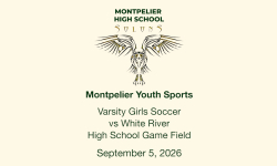 Montpelier Youth Sports - Varsity Girls Soccer vs White River 9/5/2026