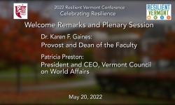 Norwich University Center for Global Resilience and Security - Celebrating Resilience: Welcome Remarks and Plenary Session 5/20/2022