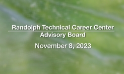 Randolph Technical Career Center School Board - November 8, 2023 [RTCC]