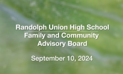 Family and Community Advisory Board 9/10/2024