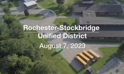 Rochester-Stockbridge Unified District - August 7, 2023 [RSUD]