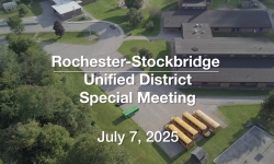 Rochester-Stockbridge Unified District - Special Meeting July 7, 2025 [RSUD]