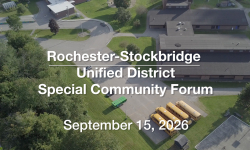 Rochester-Stockbridge Unified District - Special Community Forum September 15, 2026 [RSUD]