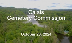 Calais Cemetery Commission - October 23, 2024 [CCC]