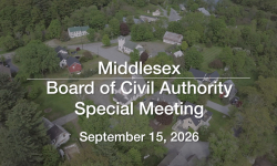 Middlesex Board of Civil Authority - September 15, 2026 [MSBCA]