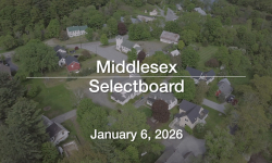 Middlesex Selectboard - January 6, 2026 [MSB]