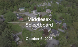 Middlesex Selectboard - October 6, 2026 [MSB]