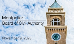 Montpelier Board of Civil Authority - November 9, 2023 [MBCA]