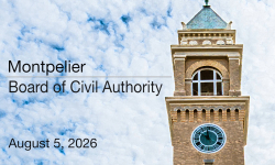 Montpelier Board of Civil Authority - August 5, 2026 [MBCA]
