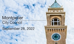 Montpelier City Council - September 28, 2022