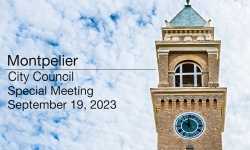 Montpelier City Council - Special Meeting September 19, 2023 [MCC]