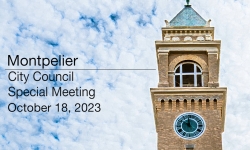 Montpelier City Council - Special Meeting October 18, 2023 [MCC]