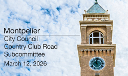 Montpelier City Council - Country Club Road Subcommittee 3/12/2026