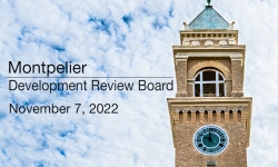 Montpelier Development Review Board - November 7, 2022