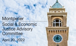 Montpelier Social and Economic Justice Advisory Committee - April 20, 2022