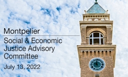 Montpelier Social and Economic Justice Advisory Committee - July 13, 2022