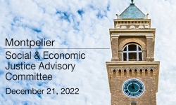 Montpelier Social and Economic Justice Advisory Committee - December 21, 2022