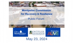 Montpelier Commission for Recovery and Resilience - Public Forum May 23, 2024
