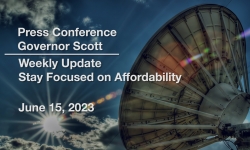 Press Conference - Governor Scott and Administration Officials Weekly Update 6/15/2023