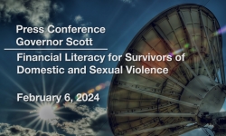 Press Conference - Financial Literacy for Survivors of Domestic and Sexual Violence 2/6/2024