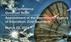 Press Conference - Appointment of the Secretary of the Agency of Education: Zoie Saunders 3/22/2024