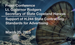 Press Conference - Lt. Gov. and Secretary of State - Support of H.244 State Contracting Standards for Advertising 3/25/2025