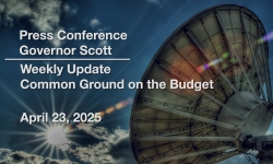 Press Conference - Governor Scott and Administration Officials Weekly Update 4/23/2025