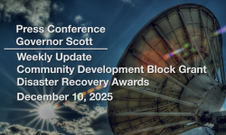 Press Conference - Governor Scott and Administration Officials Weekly Update 12/10/2025
