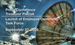 Press Conference - Treasurer Pieciak - Launch of Employee Ownership Task Force 9/23/2026