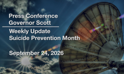 Press Conference - Governor Scott and Administration Officials Weekly Update 9/24/2026